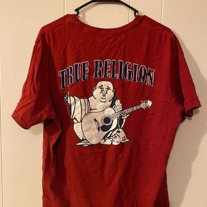 Red true religion t-shirt